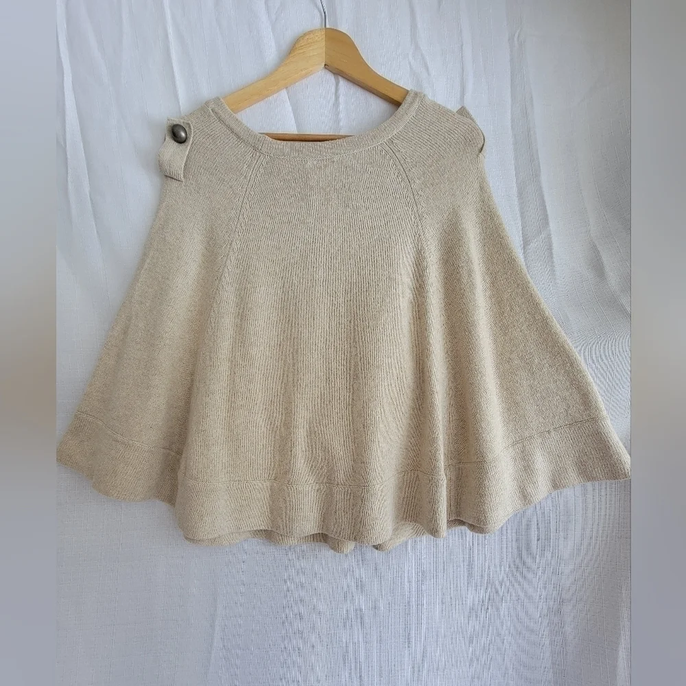 WOOL Blend Boho Festival Poncho - Picture 9 of 16